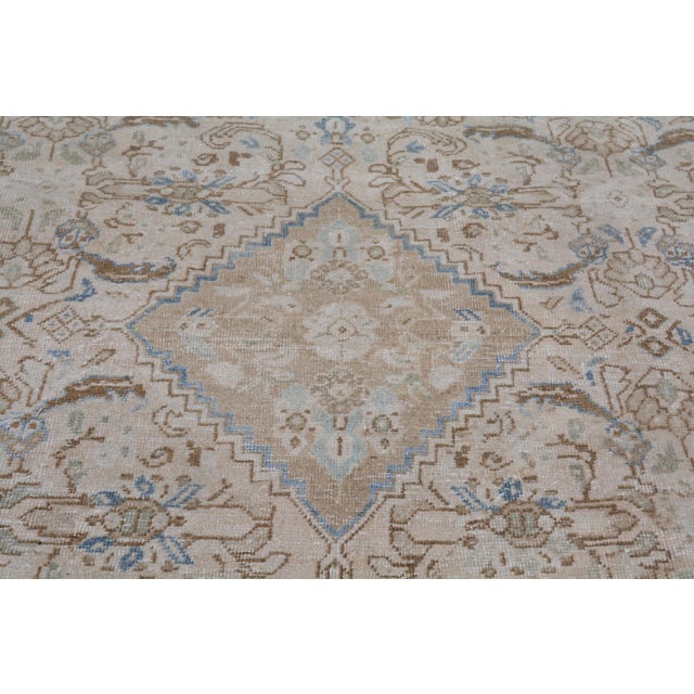 Vintage Turkish Anatolian Hand Knotted Wool Rug,9'3''x13' For Sale - Image 4 of 5