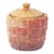 20th C. Studio Pottery Basket Form Lidded Jar For Sale