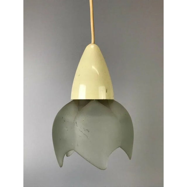 1970s Mid-Century Space Age Ceiling Lamp in Glass from Erco For Sale - Image 5 of 7
