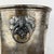 Antique French champagne bucket by Argit Paris, featuring decorative grapevine motifs with grape clusters, leaves, and...