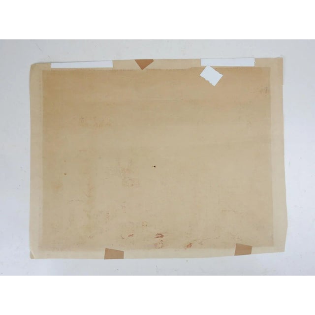 Vintage Mid 20th Century Hananiah Harari Serigraph For Sale In Seattle - Image 6 of 6