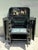 Vintage Black Lacquered Chinoiserie Dry Bar For Sale - Image 10 of 12