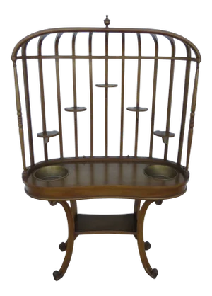Bird Cage Design Cherry Wood Planet Stand