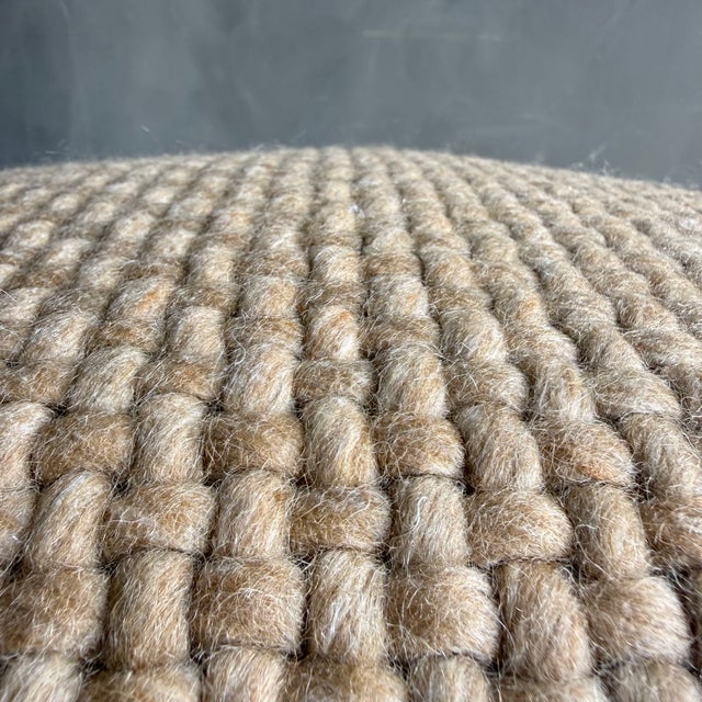 Contemporary Amari Wool Pillow - Nude For Sale - Image 3 of 6