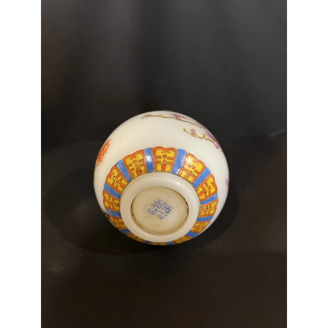 Shanghai Micro Painted Vase For Sale - Image 6 of 6