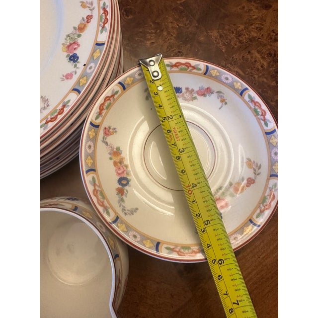 Antique Late 19th Century Rare Park Johnson Bros. England "Arundale" Pattern 68 Pieces Floral Dining Set For Sale - Image 13 of 18