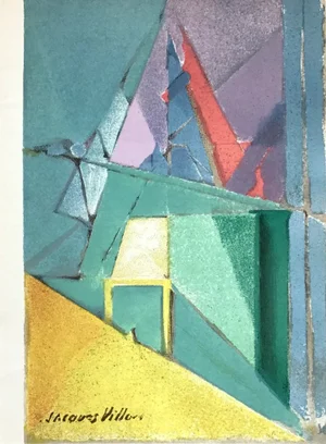 1964 Jacque Villon Lithograph Intimite Mourlot