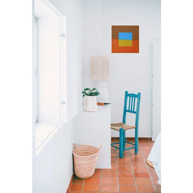 Contemporary "Introversion" Contemporary Minimalist Geometric Oil Painting by Shyun Song For Sale - Image 3 of 3