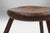 Hand-Carved Wood Tripod Stool, France, 1900s For Sale - Image 4 of 11