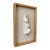 Vintage Sculptural Relief Wall Art in New Custom Frame For Sale