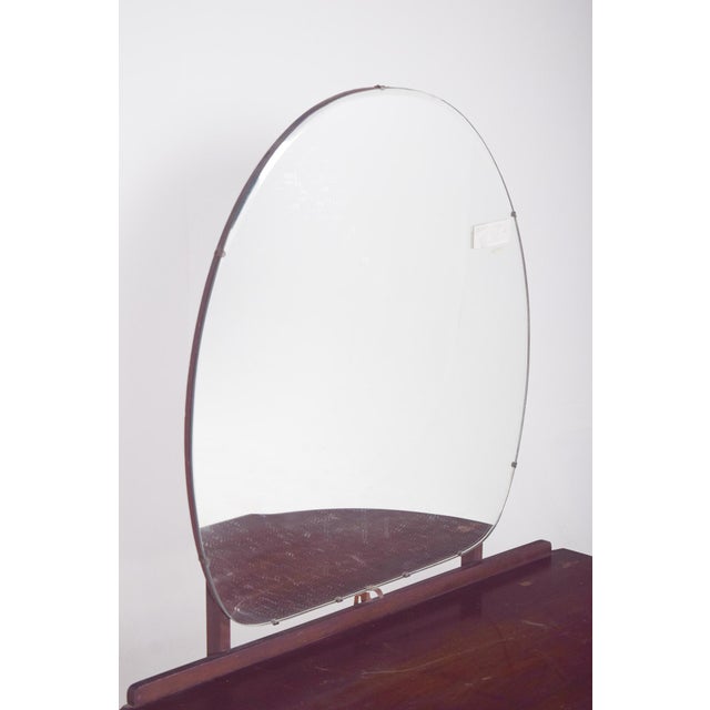 Vintage Art Deco Walnut Dressing Table, 1920s For Sale - Image 6 of 11