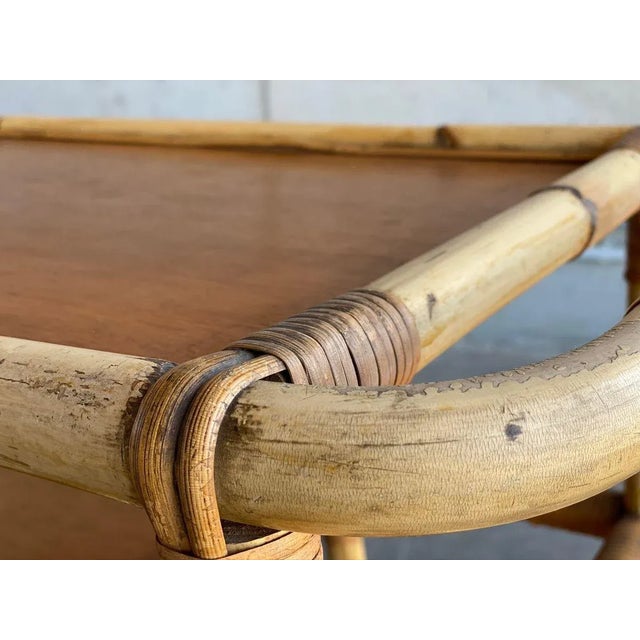 Vintage Bamboo Trolley, 1940s For Sale - Image 11 of 18