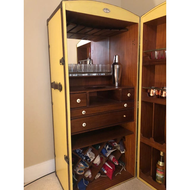 Vintage Steamer Trunk Bar Chairish