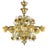 Venetian Sunflowers Murano Glass Chandelier by Simoeng For Sale