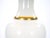 Early 20th Century 20th Century Hollywood Regency Opaline Glass and Gold-Banded Table Lamps, Pair For Sale - Image 5 of 11
