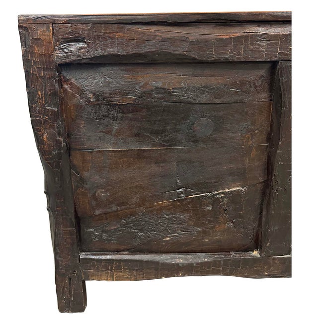 Early 20th Century Antique Chinese Mongolia Twin Cabinet/Buffet Table, Sideboard For Sale - Image 17 of 18