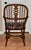 Late 20th Century Vintage Windsor Spindle Wheel Back Armchair For Sale In Palm Springs - Image 6 of 13