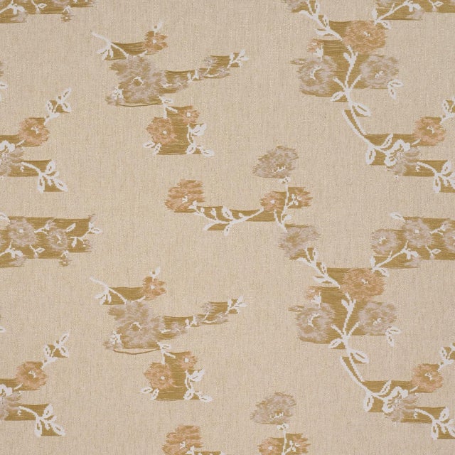 Sample - Schumacher Trace Of Connection Fabric In Blush For Sale