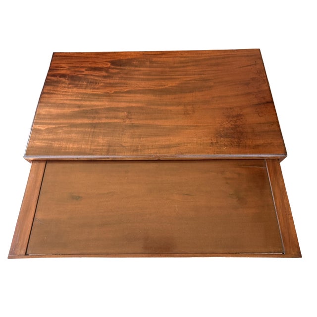Brown George III Bachelor's Chest of Drawers of Mahogany on Bracket Feet For Sale - Image 8 of 13