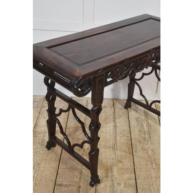 Chinese Altar Table in Bamboo For Sale - Image 3 of 13