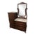 Vintage 20th Century Pulaski Furniture Corp. Quarter Sawn Tiger Oak Dresser With Marble Top For Sale