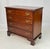 Wood Vintage White Furniture Co. Chippendale Style Inlaid Mahogany 4-Drawer Nightstand / Bachelor Chest For Sale - Image 7 of 17