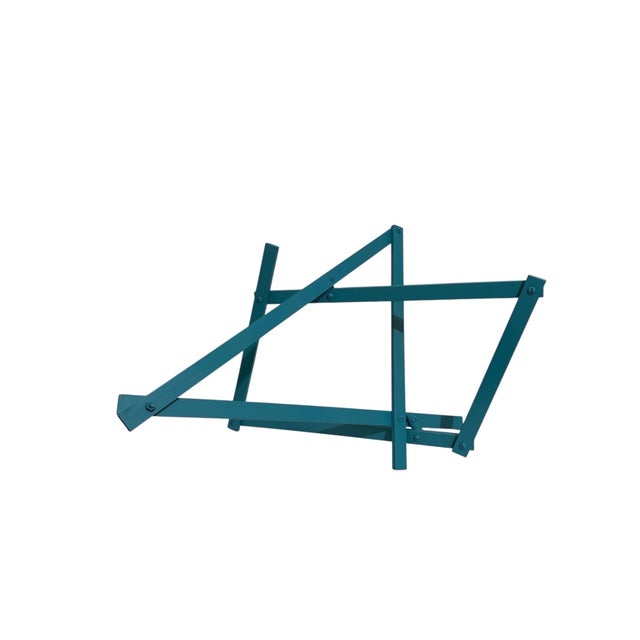 1980s Larry Mohr, Bars II Sketch Painted Abstract Expressionist Geometric Sculpture Larry Mohr, 1982 For Sale - Image 5 of 18