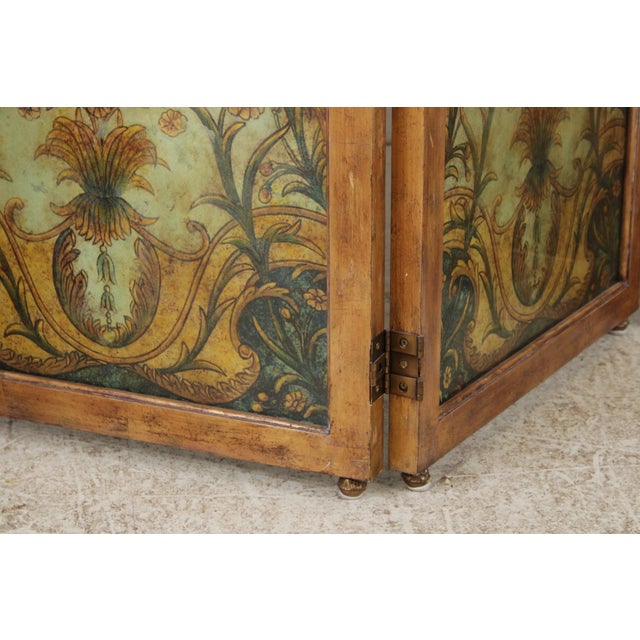 Traditional Maitland Smith Venetian 6 Panel Divider Dressing Screen For Sale - Image 3 of 14