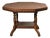 20th Century Italian Walnut Octagonal Occasional Table with Turned Legs and Lower Shelf, 1920s For Sale