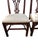 Ethan Allen 1980s Ethan Allen Georgian Court Dining Room Chairs Chippendale Sheild Back For Sale - Image 4 of 12