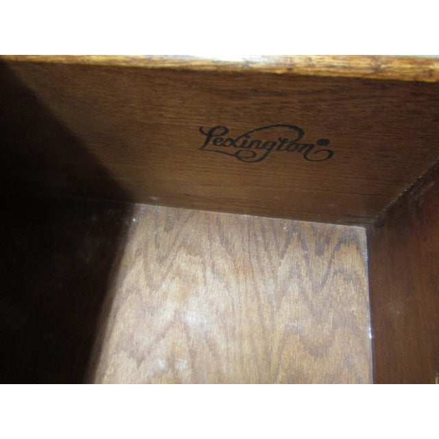 1990s Lexington Bob Timberlake Solid Cherry Dresser With Mirror For Sale - Image 10 of 10