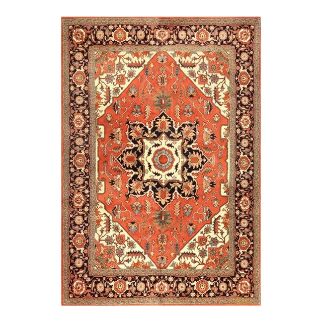 1970s Persian Heriz Area Rug 9'3"×12'8" For Sale