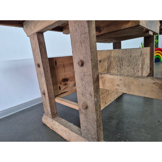 Antique Carpenter's Workbench, 1920s For Sale - Image 18 of 18