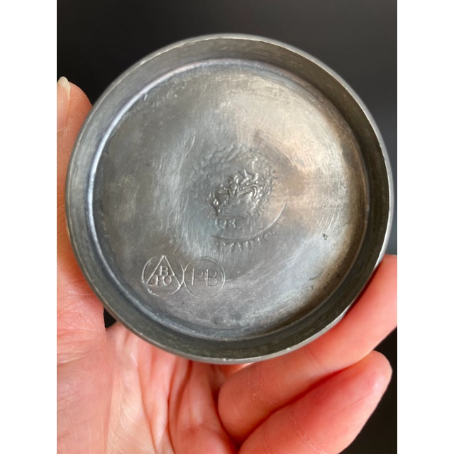 A.e. Williams and Thomas Williams, Joseph Austen & Son Haystack Pewter Measures - a Pair For Sale - Image 9 of 13