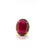 Late 20th Century Bochic “Orient” Vintage Ruby & Yellow Sapphire Ring Set In 18 K Gold & Silver For Sale - Image 5 of 12