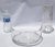 Mid-Century Modern Art Deco Style Large Clear Wide Hand Blown Crystal Bowl Serving Piece For Sale - Image 3 of 13