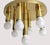 Mid-Century Brass Seven Light Flush Mount by Sölken Leuchten, 1970s For Sale - Image 6 of 9