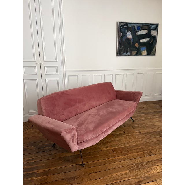 Mid-Century Modern Sofa M538 by Studio Apa for Lenzi, Italy, 1960s For Sale - Image 4 of 12