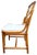 Vintage Set of 4 Chinese Chippendale Bamboo Dining Chairs With Lattice Backs For Sale - Image 9 of 16