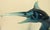Rare Large Robert Wyland 1983 Blue Acrylic Jumping Marlin in Wave Sculpture This sculpture is very difficult to find. This...