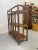 Mid-Century Modern 1970s Vintage Rattan and Wicker 3 Tier Bookshelf For Sale - Image 3 of 11
