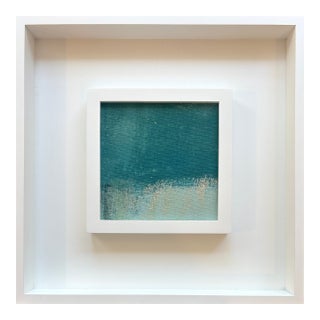 Sarah Trundle, Contemporary Abstract Framed Painting, "Hazy" For Sale