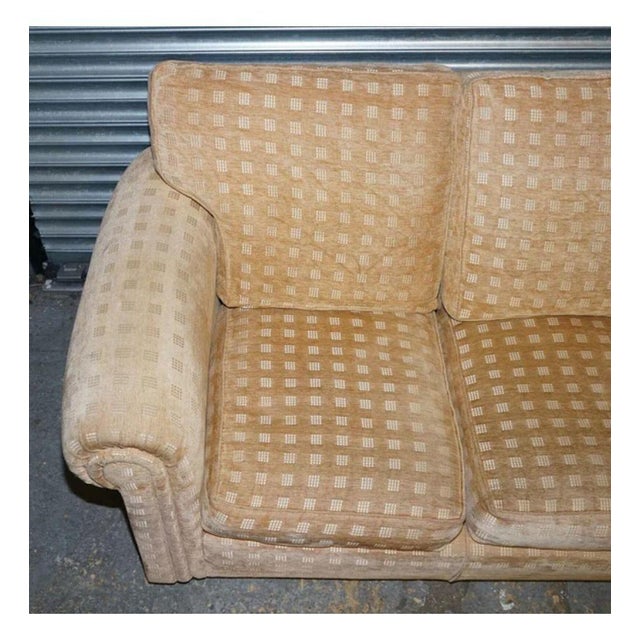 Textile Waldorf 3-Seater Sofa in Gold Checkered Fabric from Duresta For Sale - Image 7 of 11