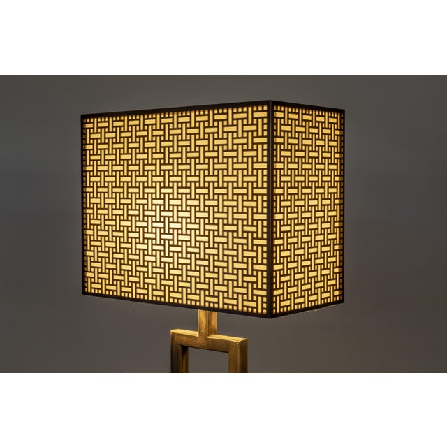 Not Yet Made - Made To Order Italian Sculptural Aldebaran Floor Lamp in Burnished Brass-Effect Metal For Sale - Image 5 of 6