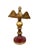 European Carved Wood Bird Sculpture on Finial 9.5" H For Sale - Image 9 of 9