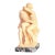 “The Kiss” Alabaster Sculpture by G. Ruggeri, After Rodin, on Marble Base For Sale