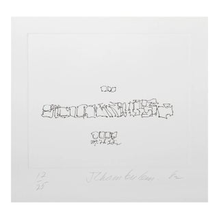 John Chamberlain, III From the Ten Coconut Portfolio, Etching For Sale