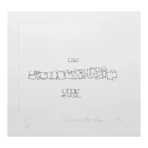 John Chamberlain, III From the Ten Coconut Portfolio, Etching