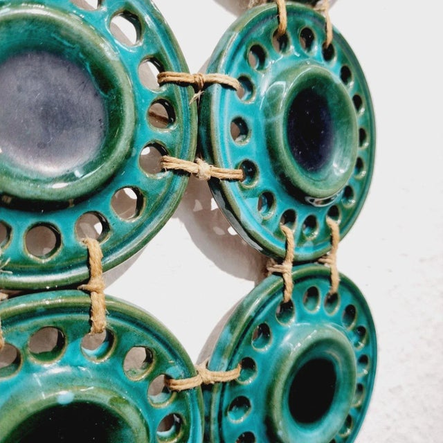 Mid-Century Modern Vintage Industrial Ceramic Wall Decoration, 1970s For Sale - Image 3 of 14