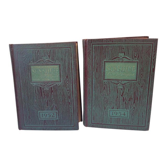 1952 & 1954 Sunshine Magazine Books - a Pair For Sale